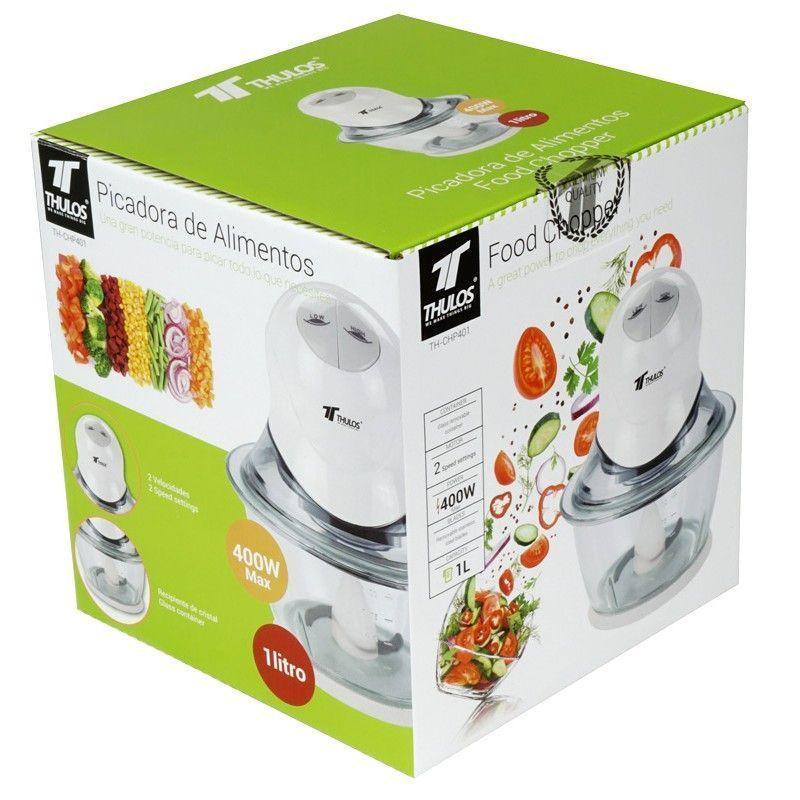 Thulos Picadora De Alimentos 400W 2 Velocidades Capacidad 1L. THULOS TH-CHP401