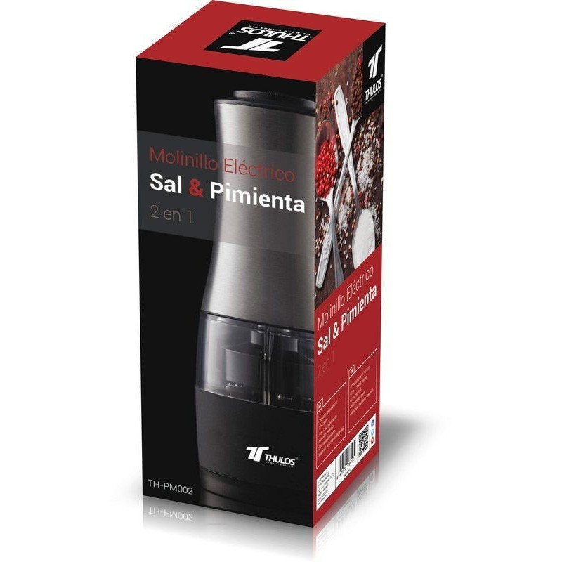 Thulos Pimentero Y Salero Eléctrico 2 En 1. THULOS TH-PM002