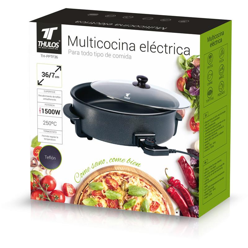 Thulos Pizza Pan Ø36/7 Cm. Revestimiento De Teflón Thulos TH-PPTF36