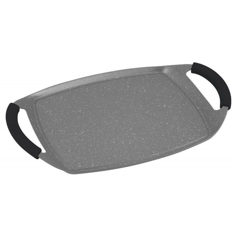 thulos Plancha de inducción con revestimiento de piedra 47 cm ROYAL CROWN