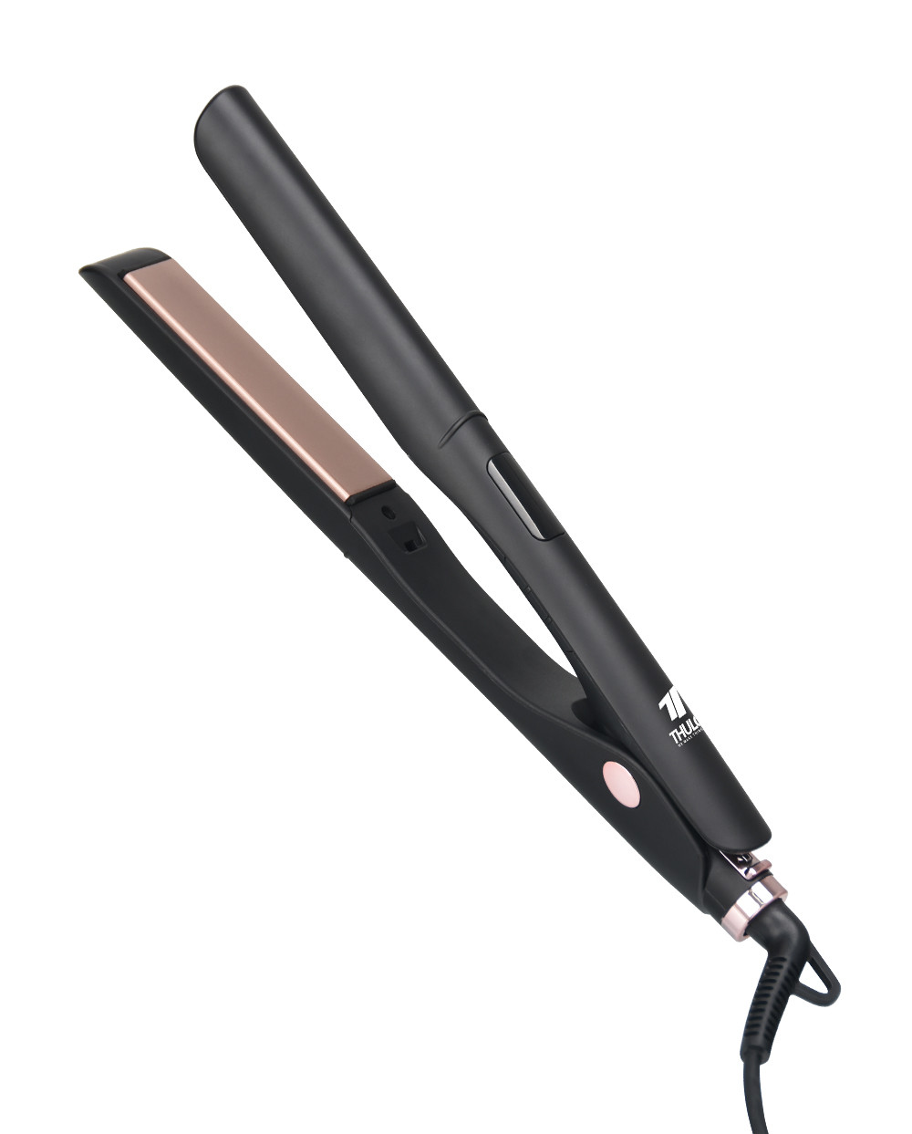 thulos Plancha de pelo con pantalla LED Revestimiento cerámico THULOS TH-BY14