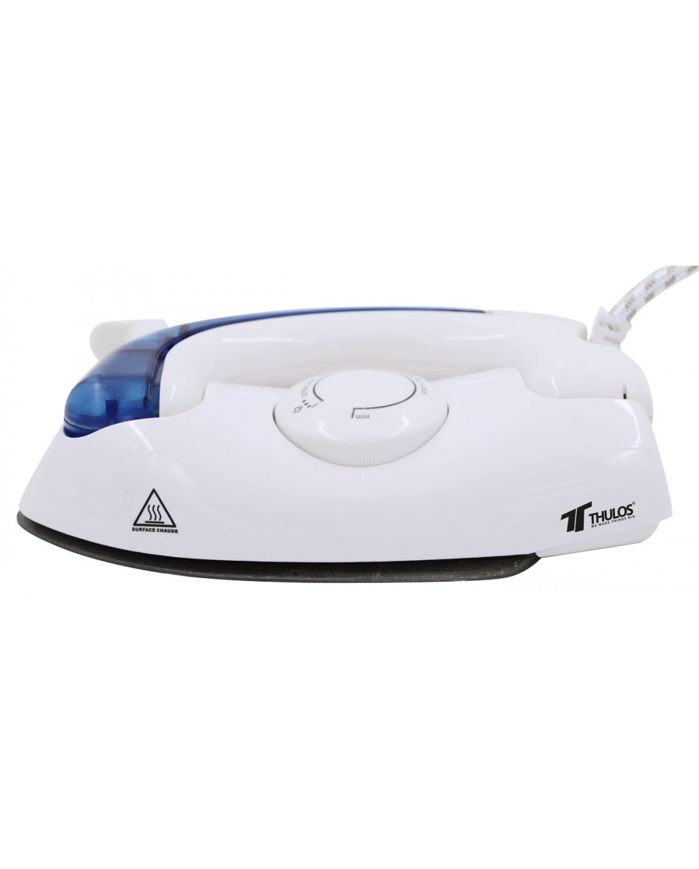 Thulos Plancha De Viaje Con Mango Plegable Potencia: 700W. Incluye Funda Y Vaso Medidor. THULOS TH-PV700