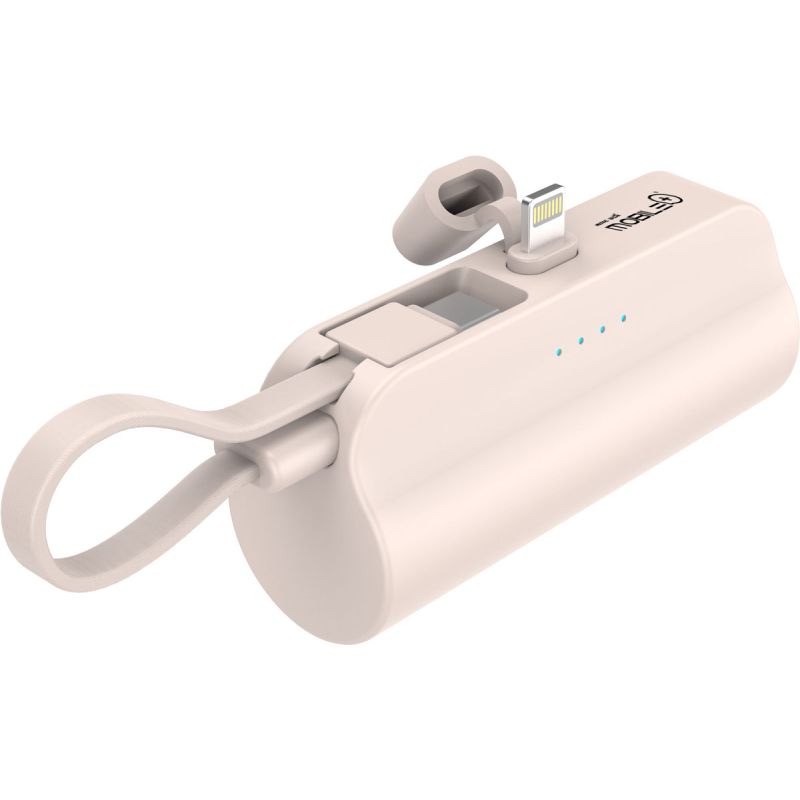 Thulos Power Bank Conector Lightning Y Cable Tipo C Desmontable E Integrado Capacidad Batería: 5000 MAH. Mobile + MB-PB105