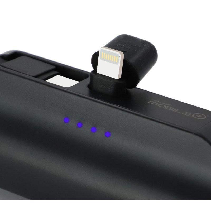 Thulos Power Bank Conector Lightning Y Cable Tipo C Desmontable E Integrado Capacidad Batería: 5000 MAH. Mobile + MB-PB105