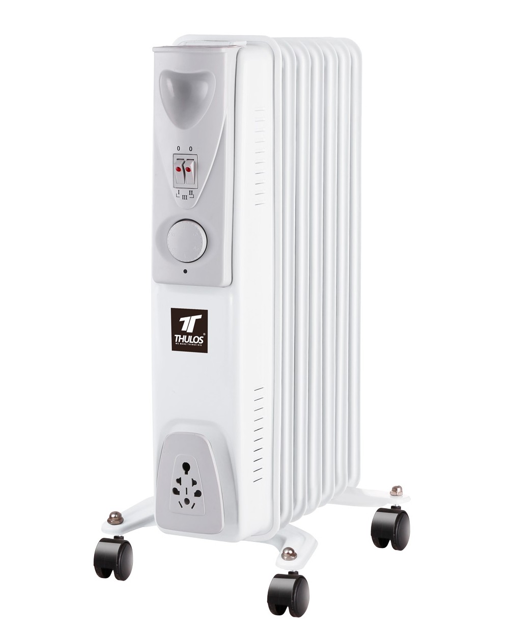 thulos Radiador de Aceite de 7 elementos de calor. Potencia: 1500W. THULOS TH-RAC702