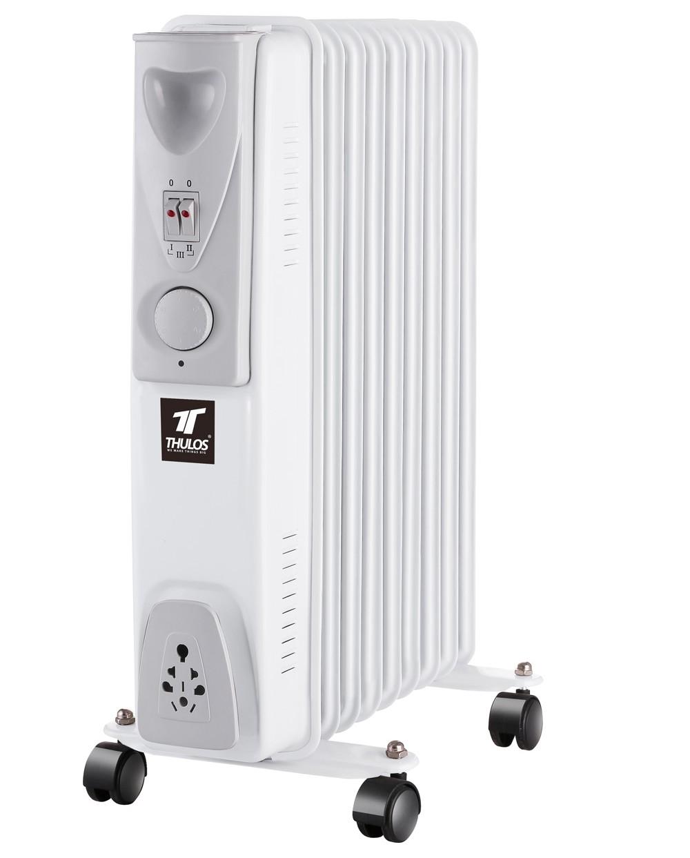 thulos Radiador de Aceite de 9 elementos de calor. Potencia: 2000W. THULOS TH-RAC901