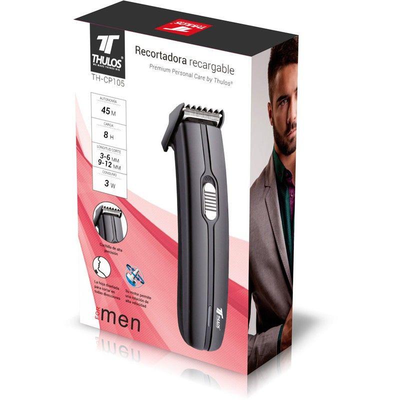 Thulos Recortadora De Pelo Recargable Autonomía De Hasta 45 Minutos. THULOS TH-CP105