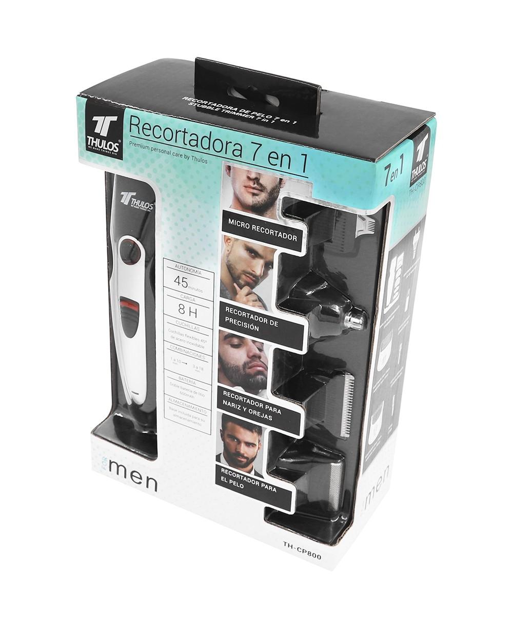 Thulos Recortadora De Pelo Y Barba 7 En 1 45 Minutos Autonomía. THULOS TH-CP800