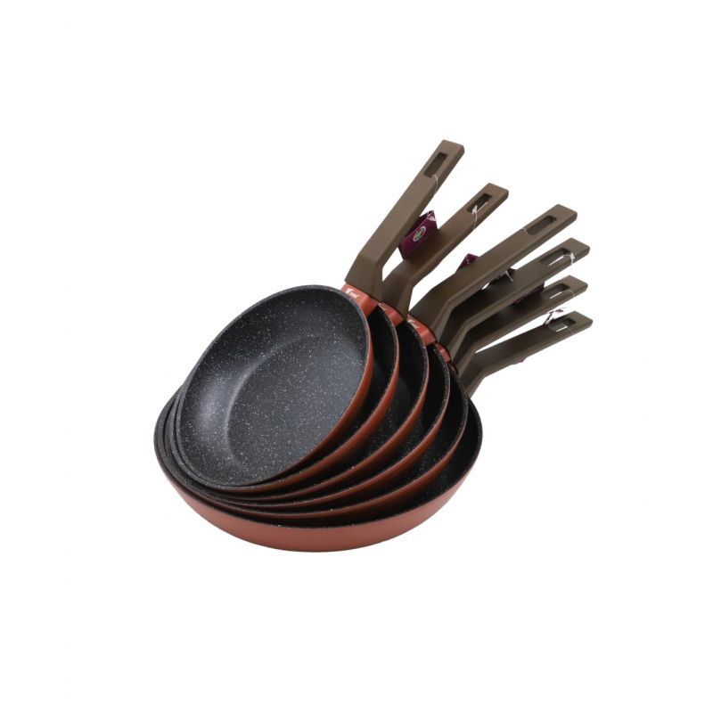 Thulos Sartén De Aluminio Revestimiento Antiadherente Tamaños: Ø20 Ø22 Ø24 Ø26 Ø28 Y Ø30 Cm. + Protector De Fieltro. THULOS