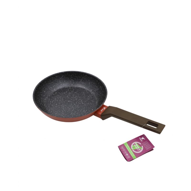 Thulos Sartén De Aluminio Revestimiento Antiadherente Tamaños: Ø20 Ø22 Ø24 Ø26 Ø28 Y Ø30 Cm. + Protector De Fieltro. THULOS