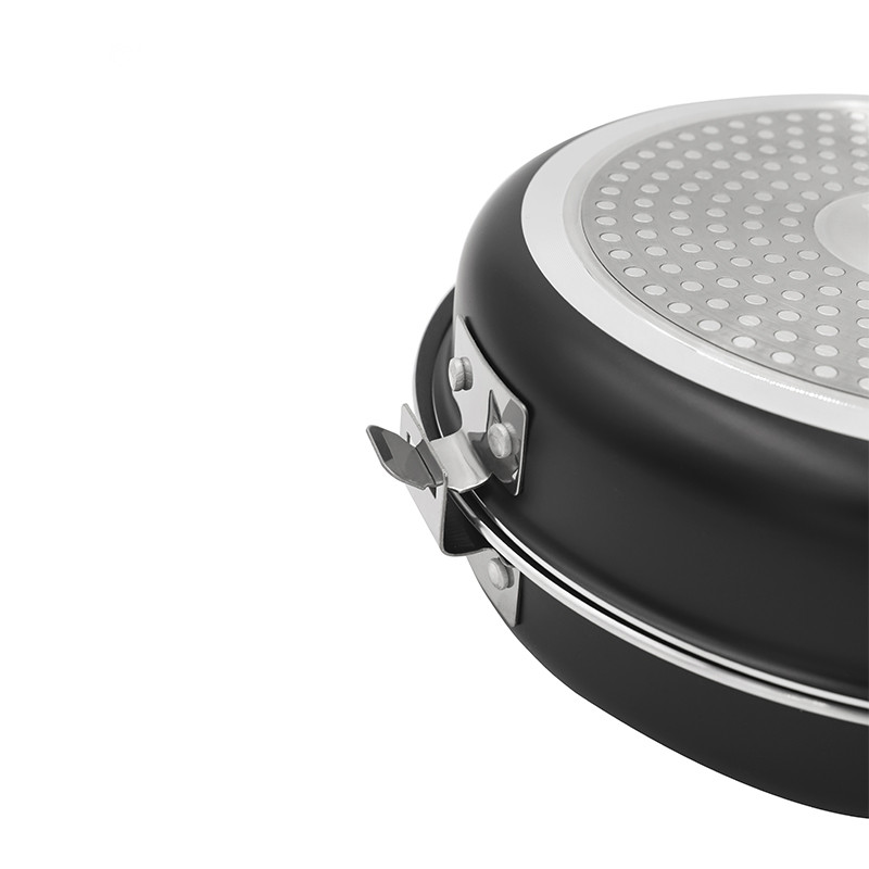 Thulos Sartén Doble Especial Para Tortillas Y Crepes Dos Tamaños: Ø20 Y Ø24 Cm. THULOS TH-DFP20 / TH-DFP24