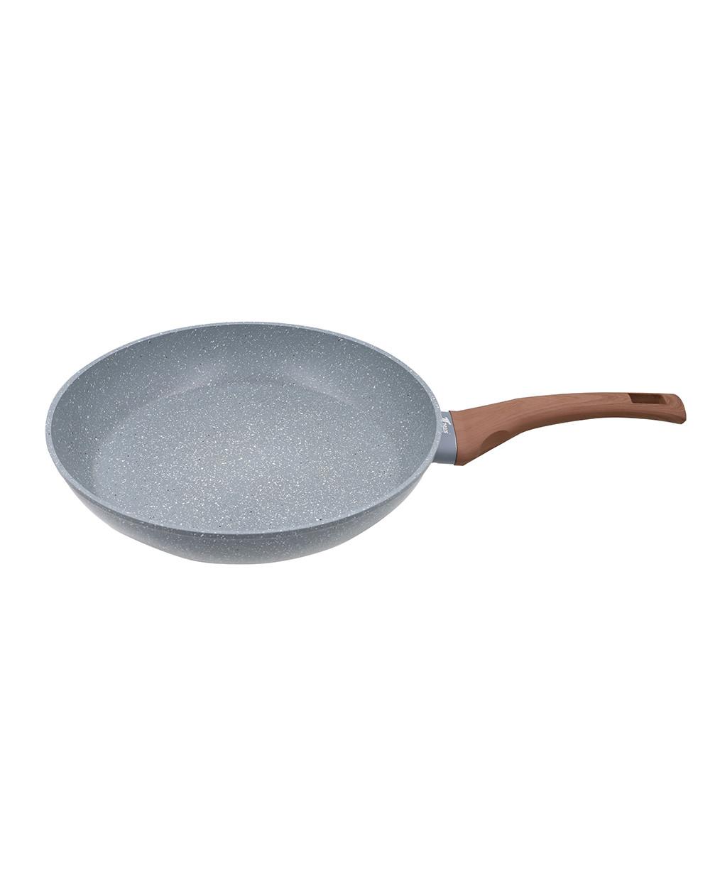 Thulos Sartén Revestimiento Antiadherente Efecto Piedra Ø20 Ø22 Ø24 Ø 26 Ø28 Ø30 Cm.THULOS TH-FRP MARBLE II SERIE