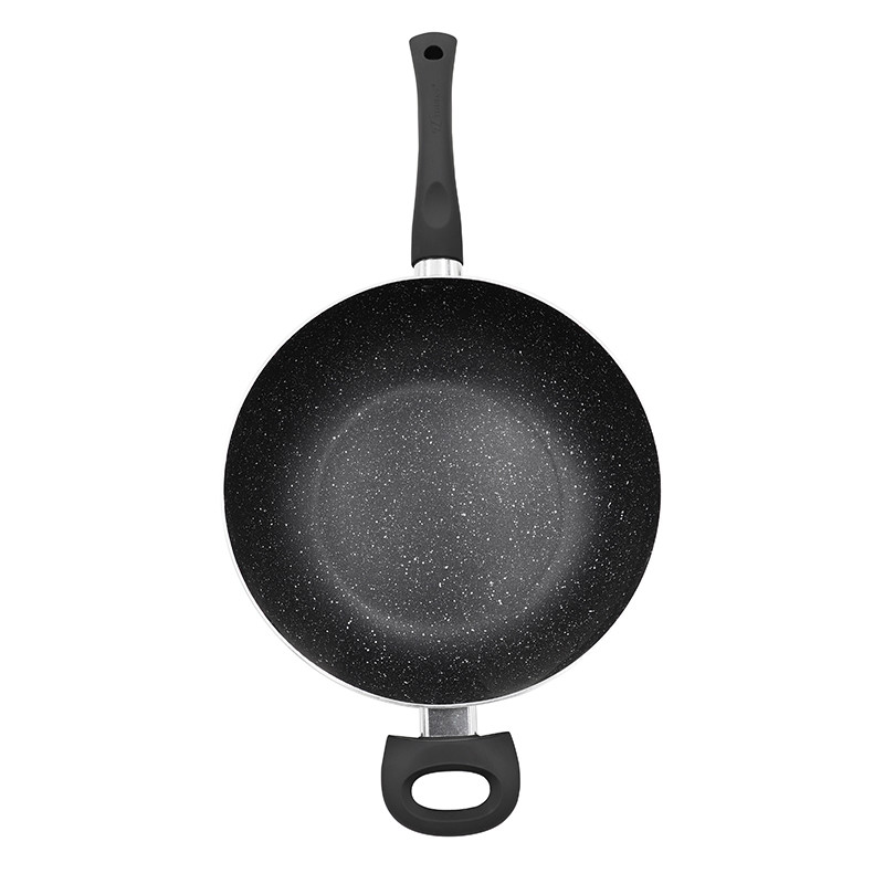 Thulos Sartén WOK Con Revestimiento De Piedra Tricapa Antiadherente De Alta Calidad Varios Tamaños. THULOS TH-WOK