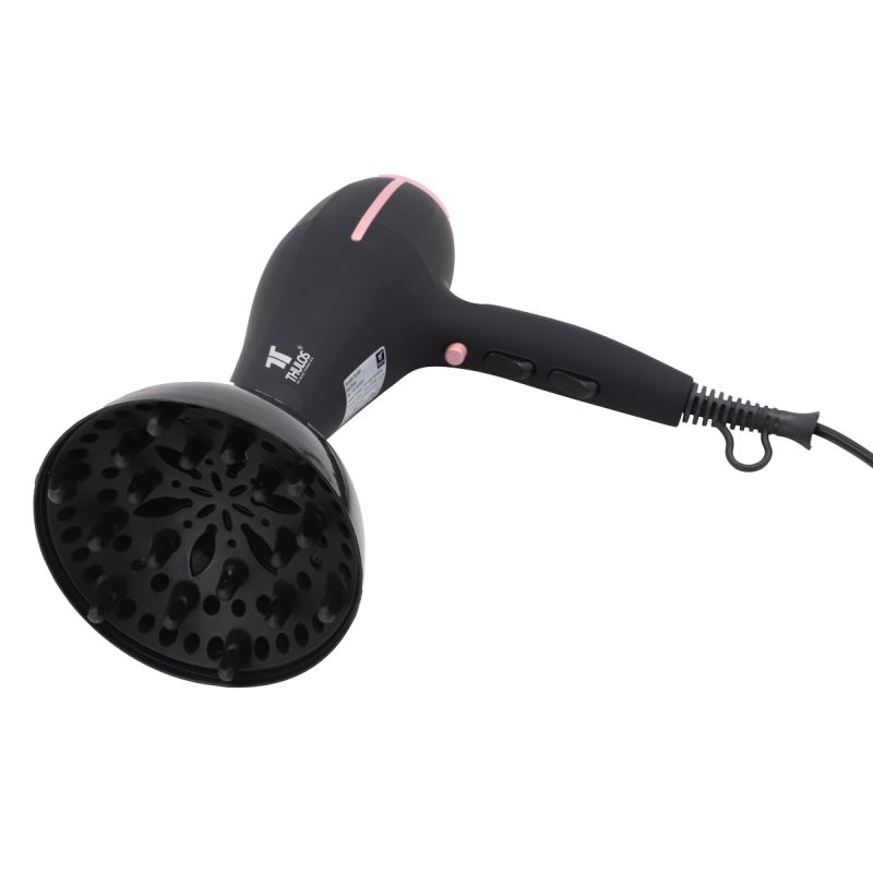 Thulos Secador De Pelo 2000W 2 Velocidades Y 3 Ajustes De Temperatura Botón Aire Frío Con Difusor Y Concentrador. THULOS TH-HD2024