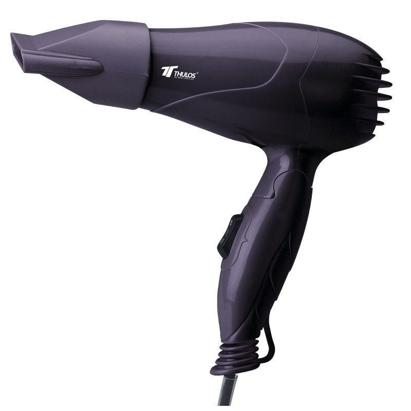thulos Secador de pelo de viaje 2 velocidades y selector de temperatura de 2 posiciones 850W Thulos TH-HDT803 thulos Secador de pelo de viaje 2 velocidades y selector de temperatura de 2 posiciones 850W Thulos TH-HDT803