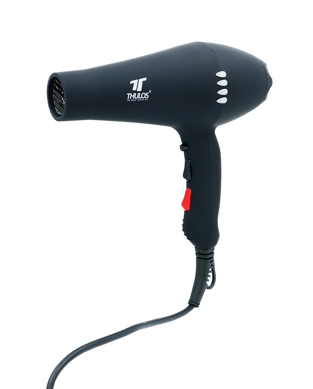 Thulos Secador De Pelo Iónico Con Luces LED. 2000W. Incluye Difusor Y Concentrador. THULOS TH-HD806