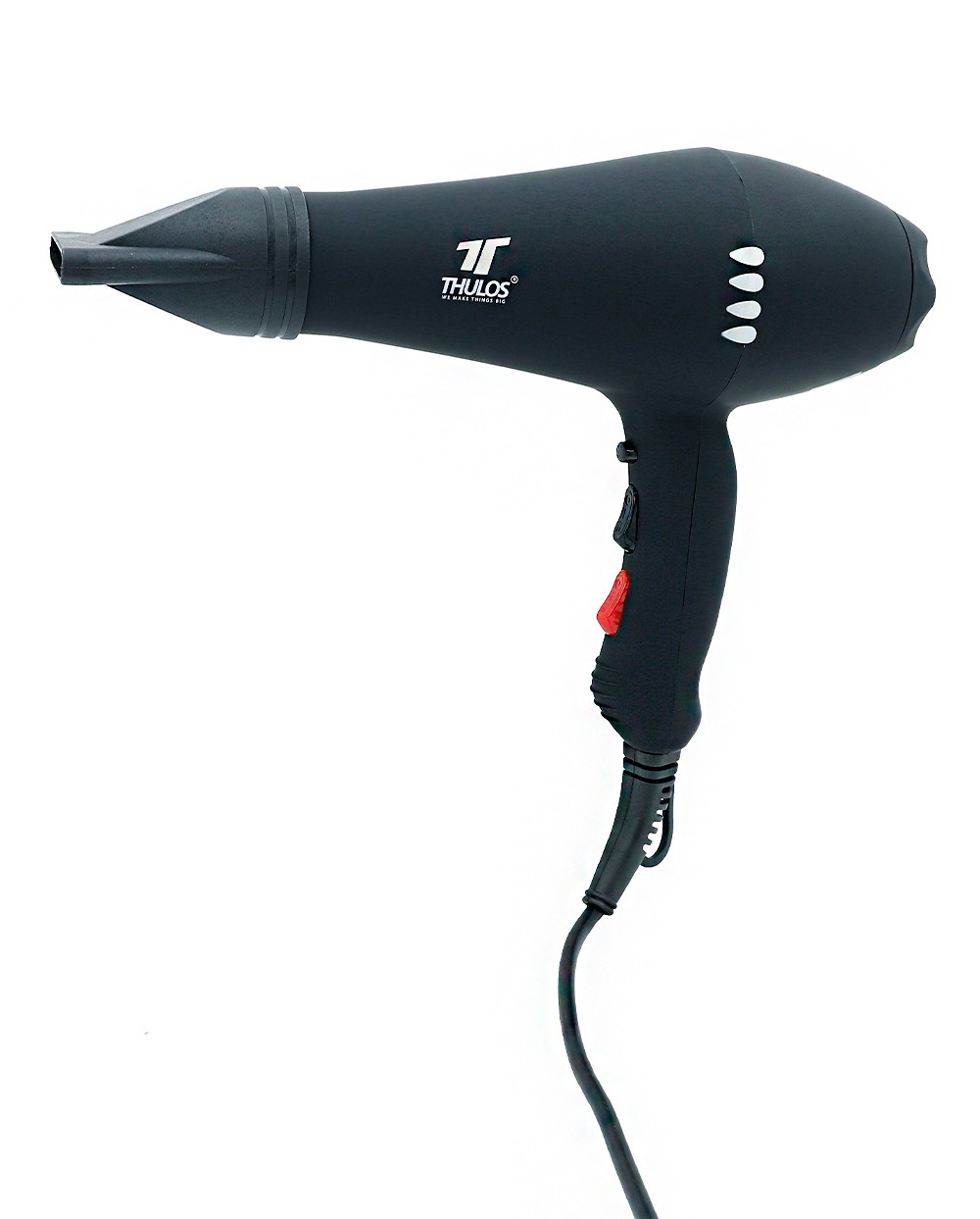 thulos Secador de Pelo Iónico con luces LED. 2000W. Incluye difusor y concentrador. THULOS TH-HD806