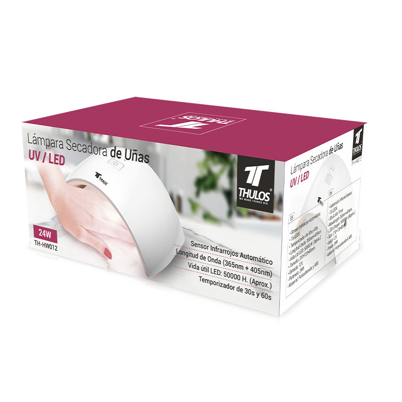 Thulos Secador De Uñas De Doble LED. THULOS TH-HW012