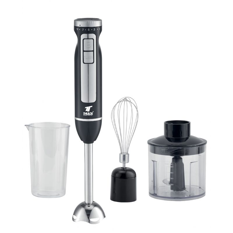 thulos Set Batidora de Mano 4 en 1. Control de velocidad variable y función TURBO. THULOS TH-BM713
