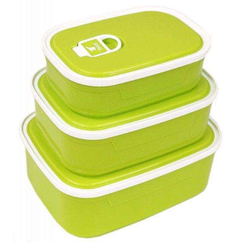 Thulos Set De 3 Fiambreras Capacidad: 420 790 Y 1320ml. THULOS TH-LB008