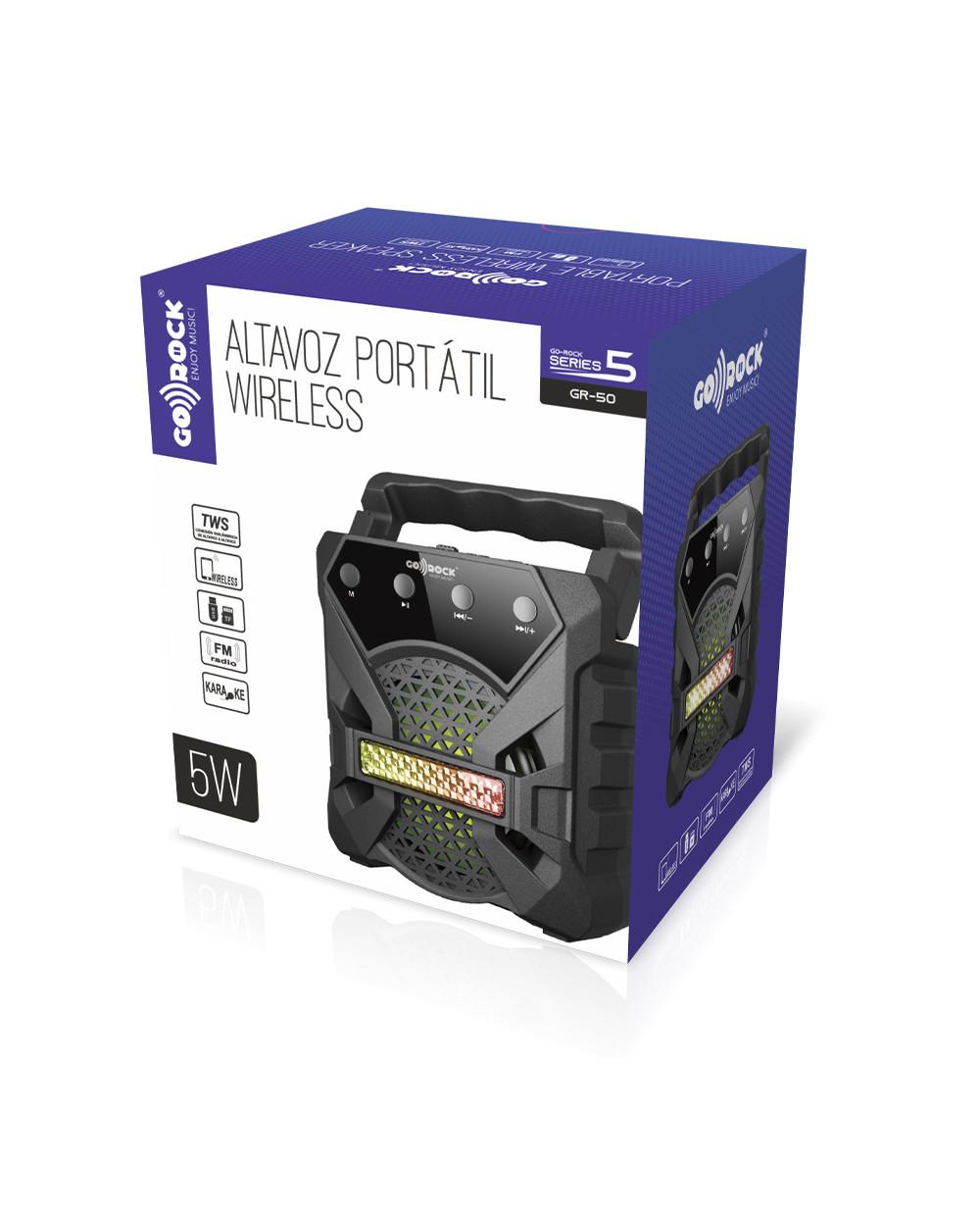 Thulos Altavoz Portátil Wireless GO-ROCK GR-50