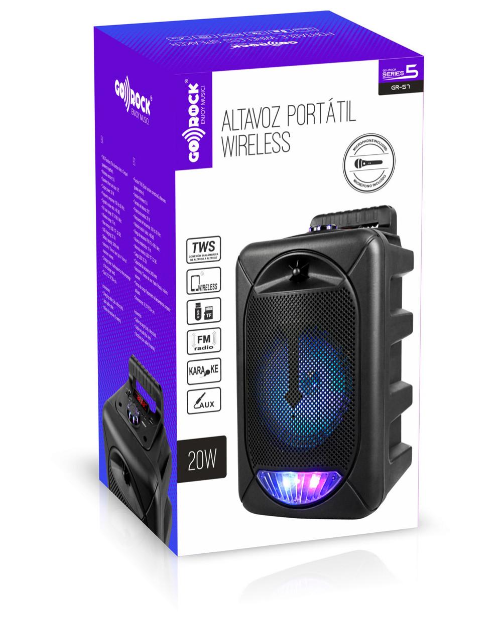 Thulos Altavoz Portátil Wireless GO-ROCK GR-57