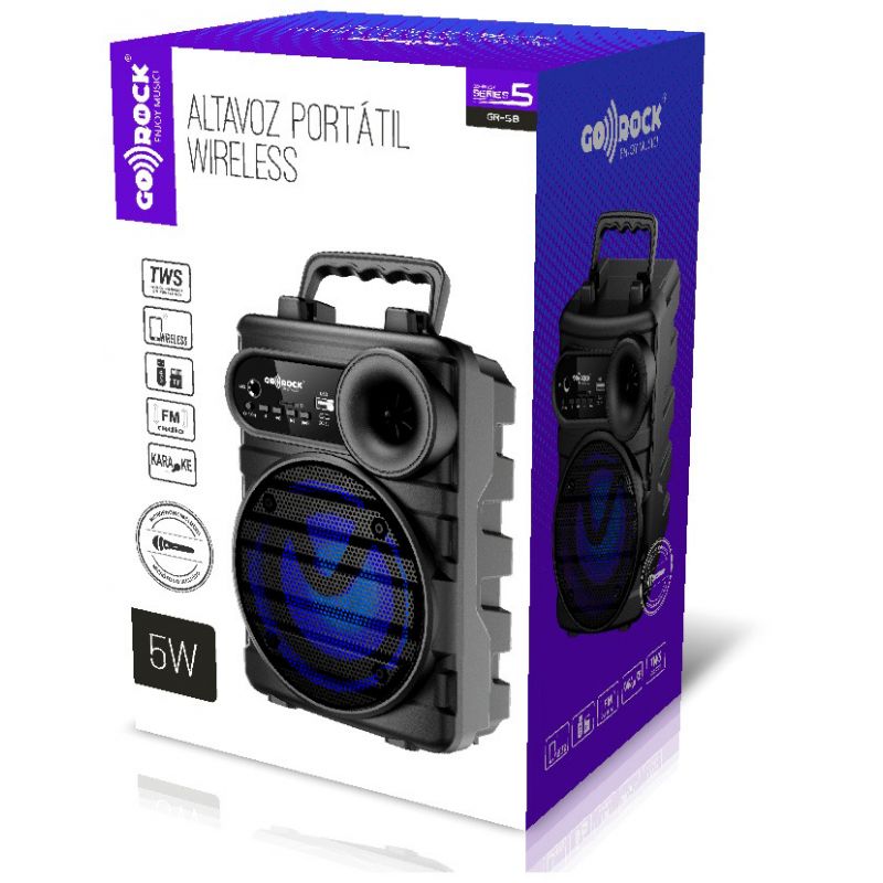 Thulos Altavoz Portátil Wireless GO-ROCK GR-58