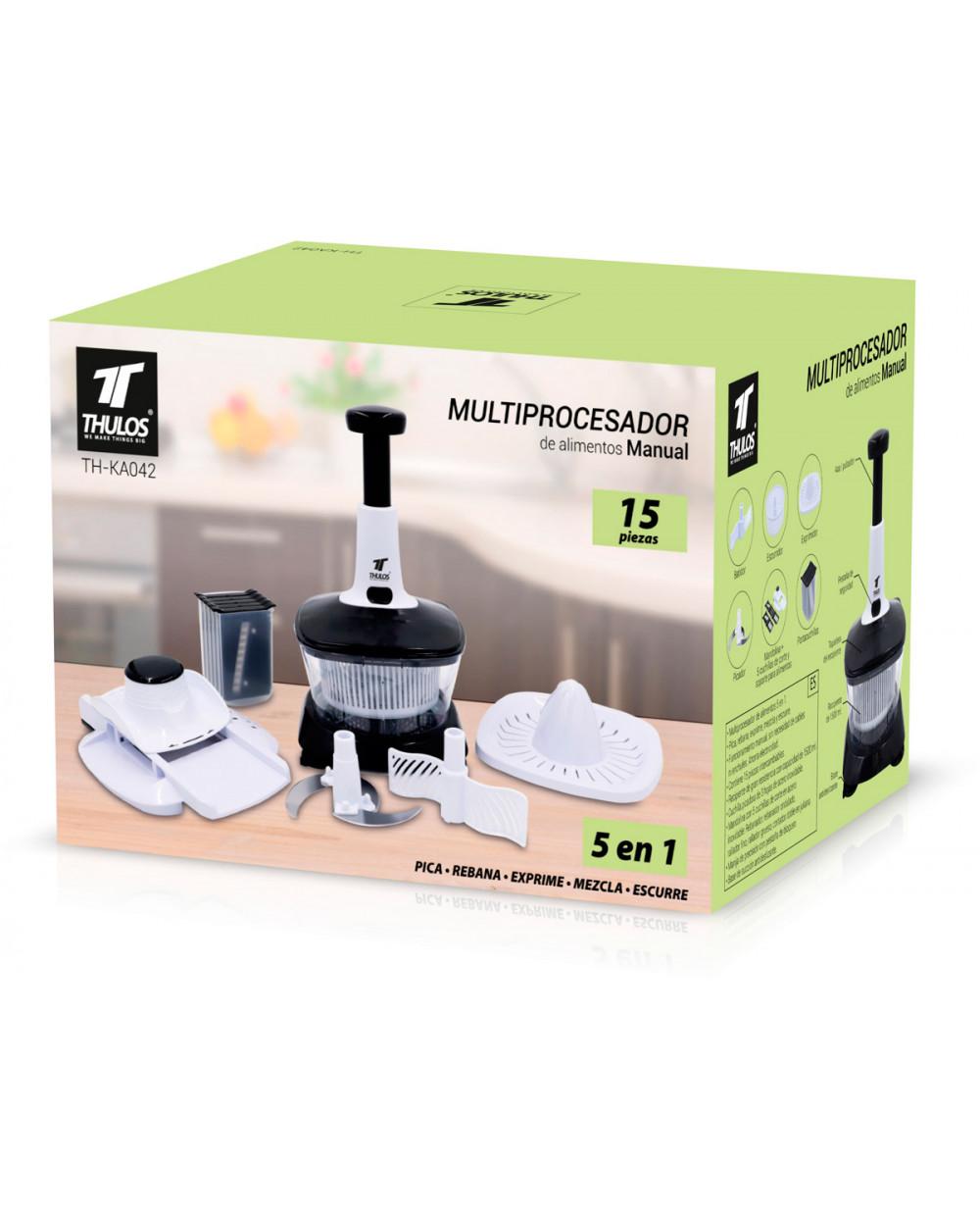 Thulos Procesador De Alimentos Manual 5 En 1