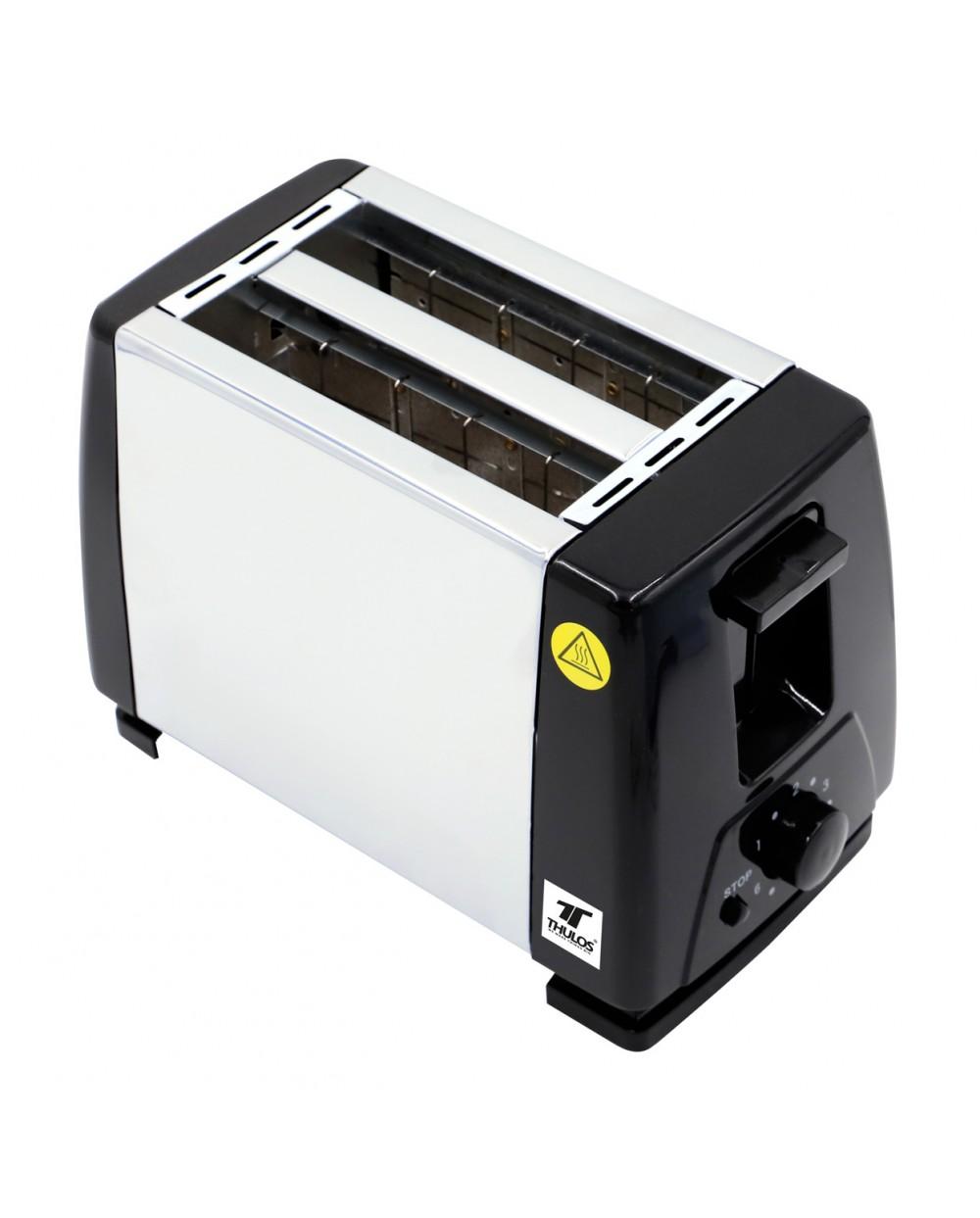 thulos Tostador eléctrico 2 rebanadas 600-700W Thulos TH-TV101W/S