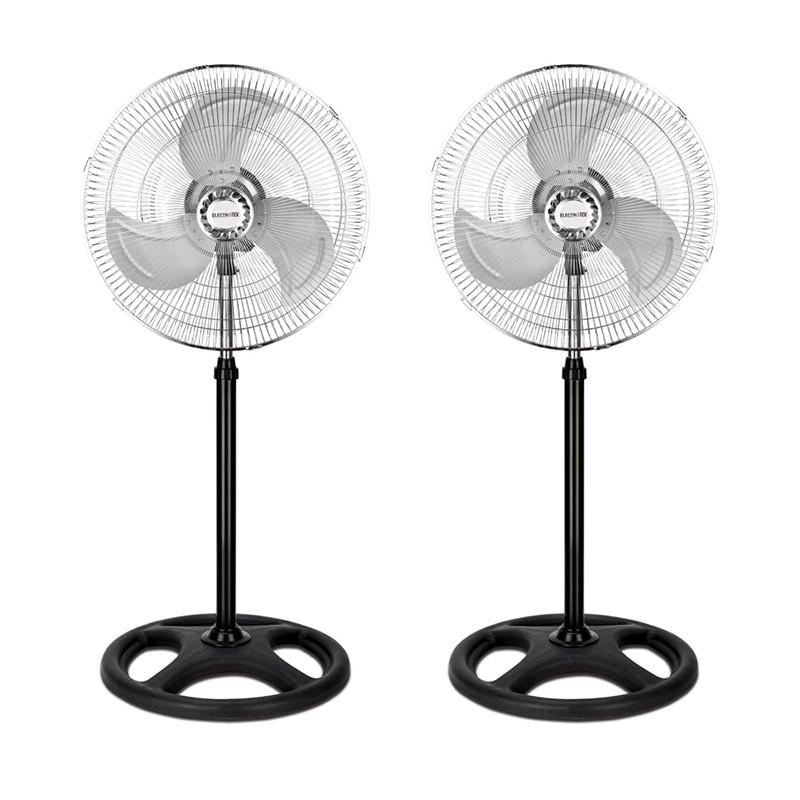 thulos Ventilador de pie 18" 80W- Pack de 2 unidades. ELECTROTEK ET-F18SF