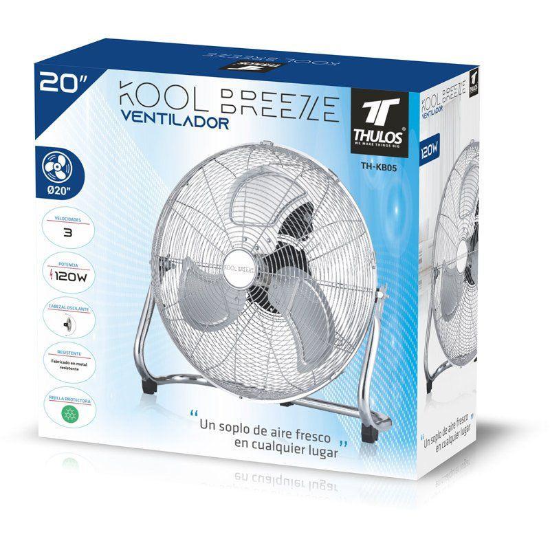 Thulos Ventilador De Suelo De ø20" 140W 3 Velocidades. KOOL BREEZE BY THULOS TH-KB05