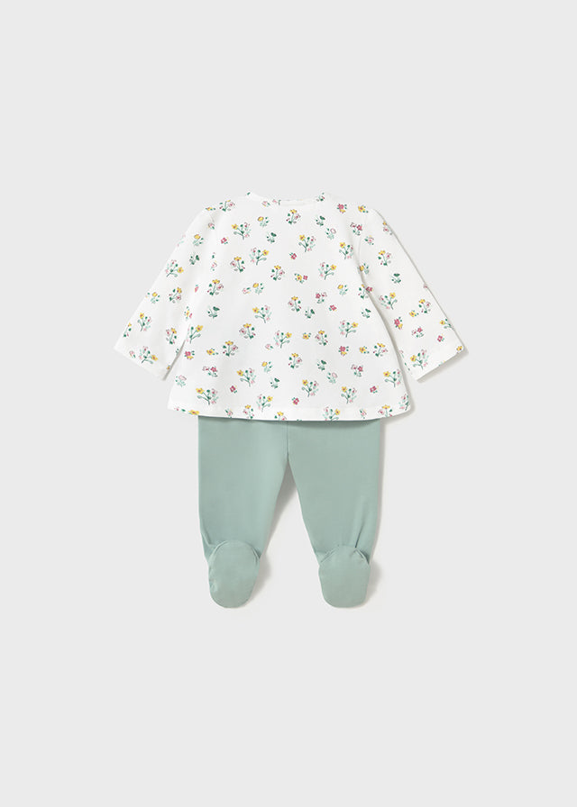 Tiamia Conjunto Polaina Y Camiseta Manga Larga Estampado Recién Nacida