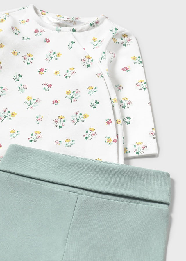 Tiamia Conjunto Polaina Y Camiseta Manga Larga Estampado Recién Nacida