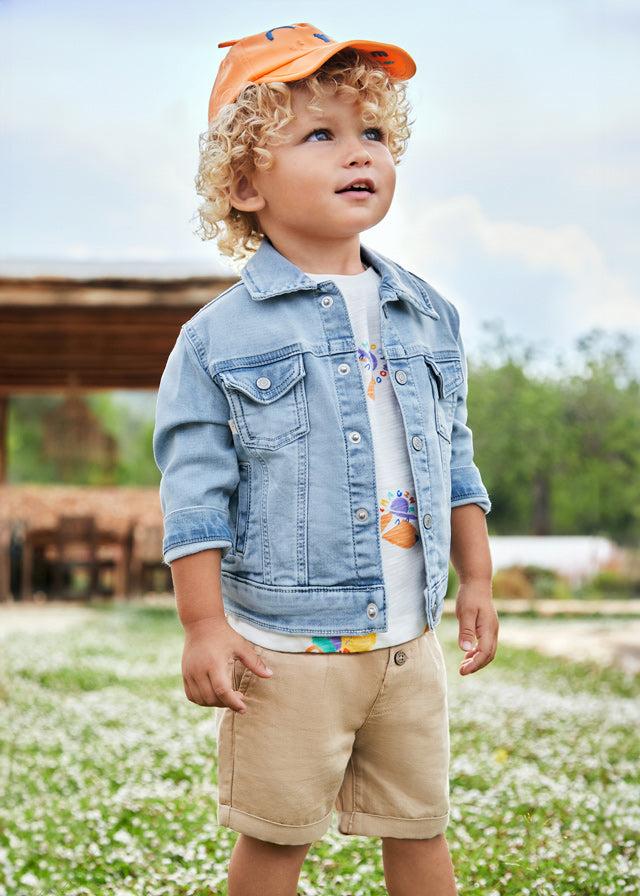 Tiamia Bermuda Lino Bebé Niño