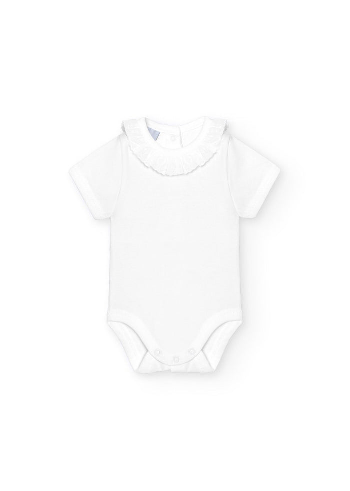 tiamia Body manga corta cuello batista