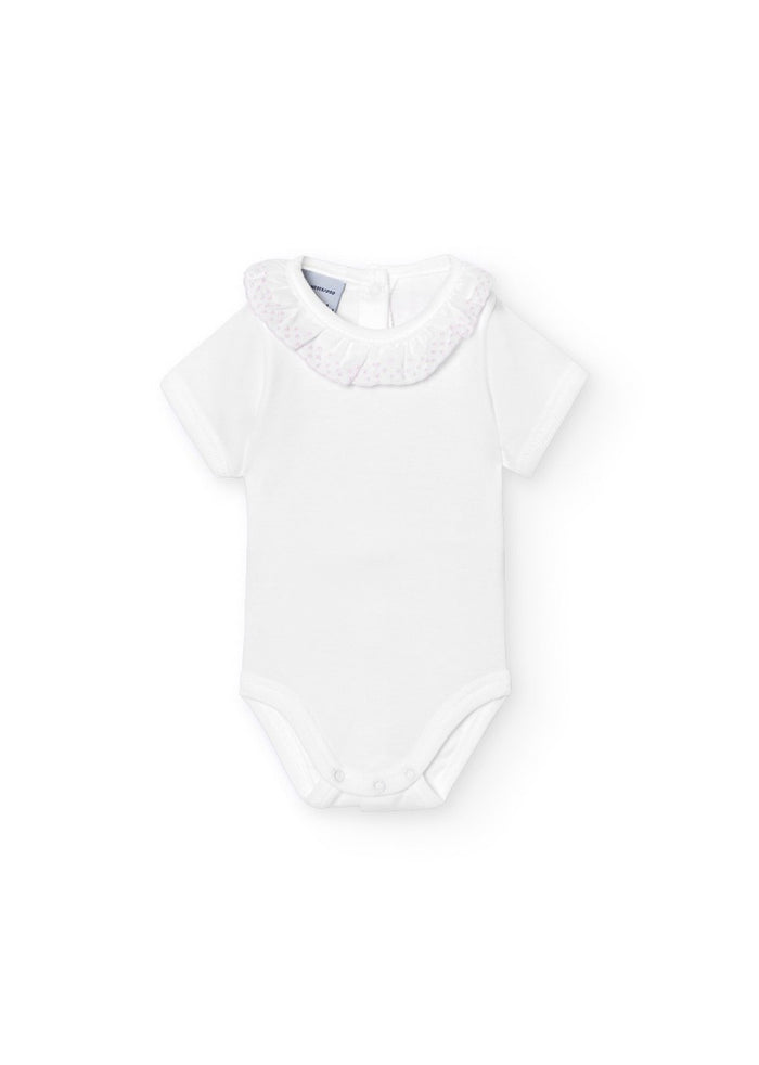 tiamia Body manga corta cuello batista