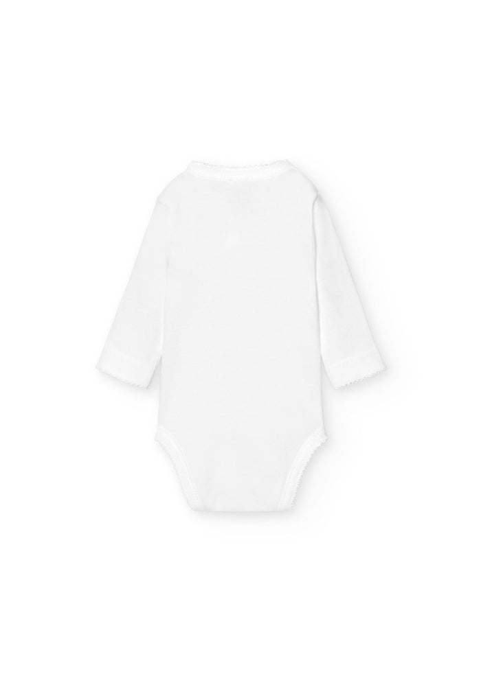 Tiamia Body Manga Larga Cruzado Canalé