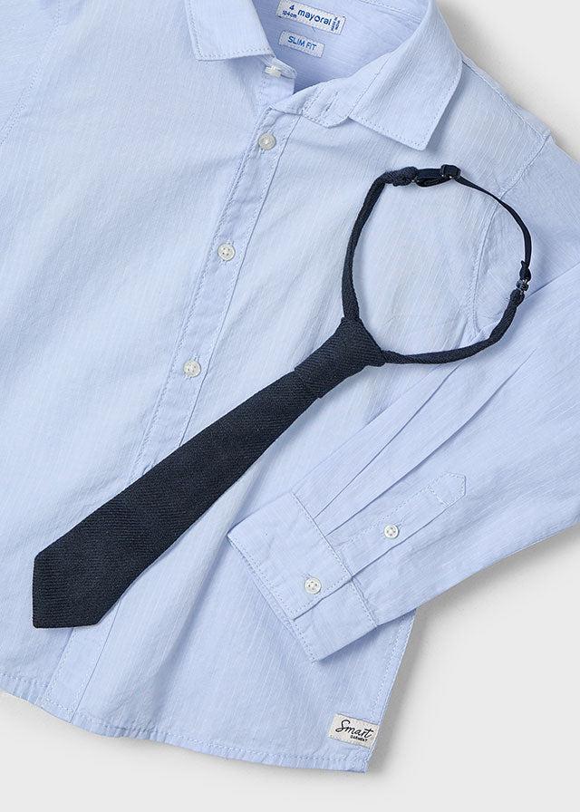 Tiamia Camisa Con Corbata Niño