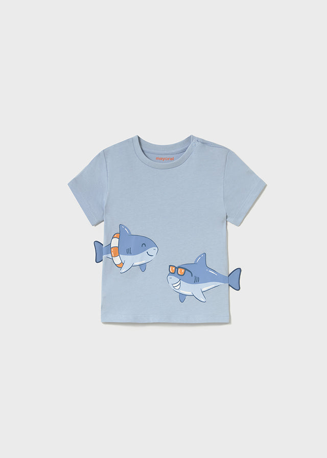 tiamia Camiseta interactiva animales bebé