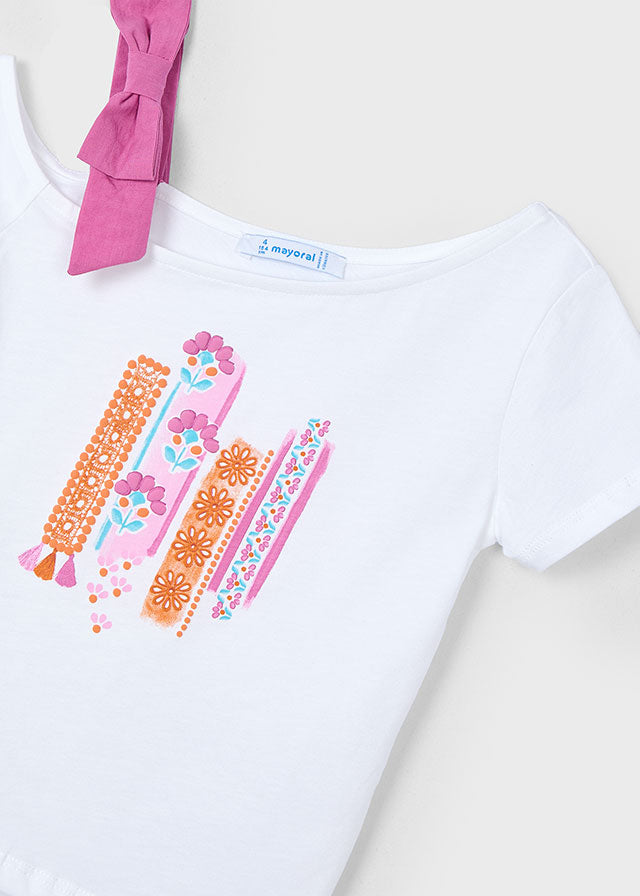 Tiamia Camiseta M/c Asimétrica Niña