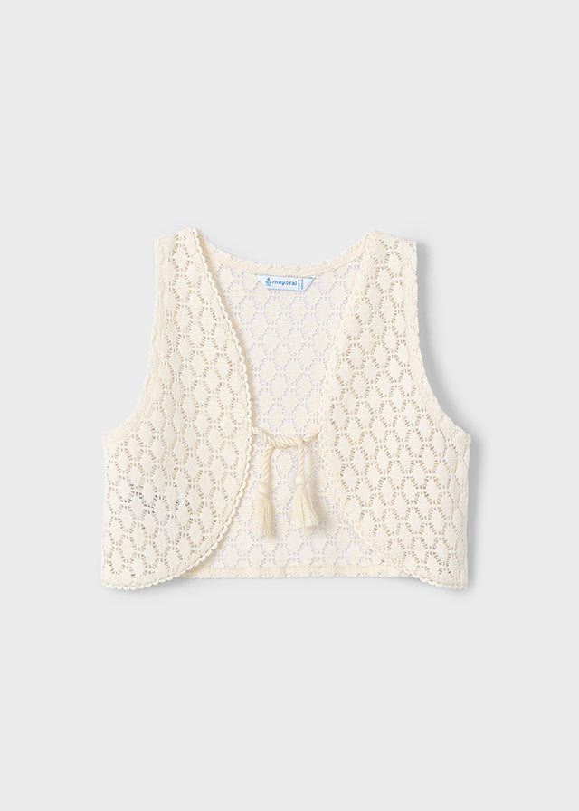 Tiamia Camiseta M/c Con Chaleco Niña