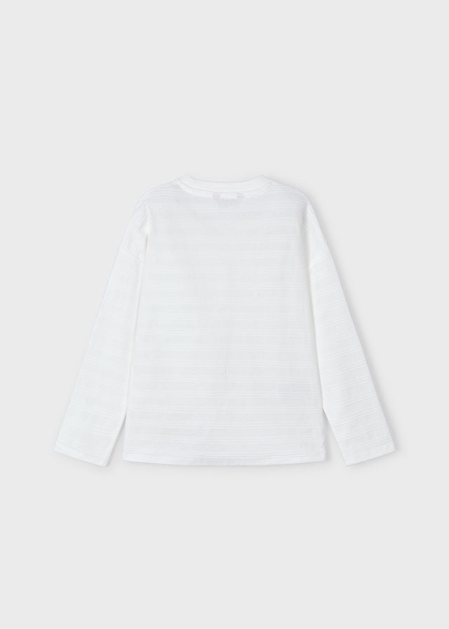 Tiamia Camiseta Manga Larga Bolsillo Niño