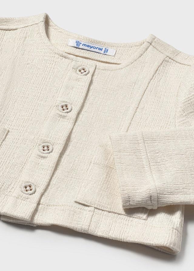 Tiamia Chaqueta Punto Estructura Bebé Niña