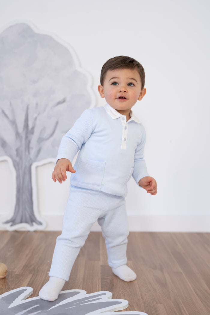 tiamia Conjunto 2 piezas azul cielo niño