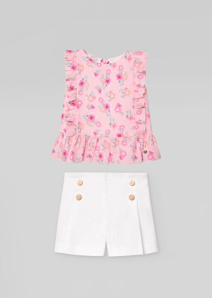 Tiamia Conjunto Infantil Flor