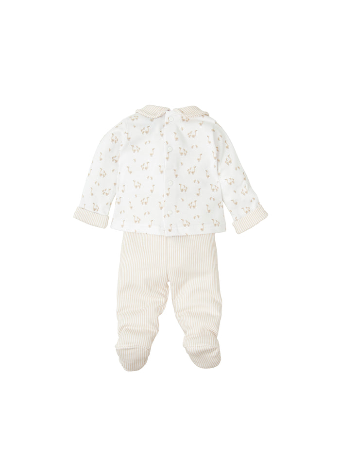 Tiamia Conjunto Jubón + Polaina C/bebé Roble