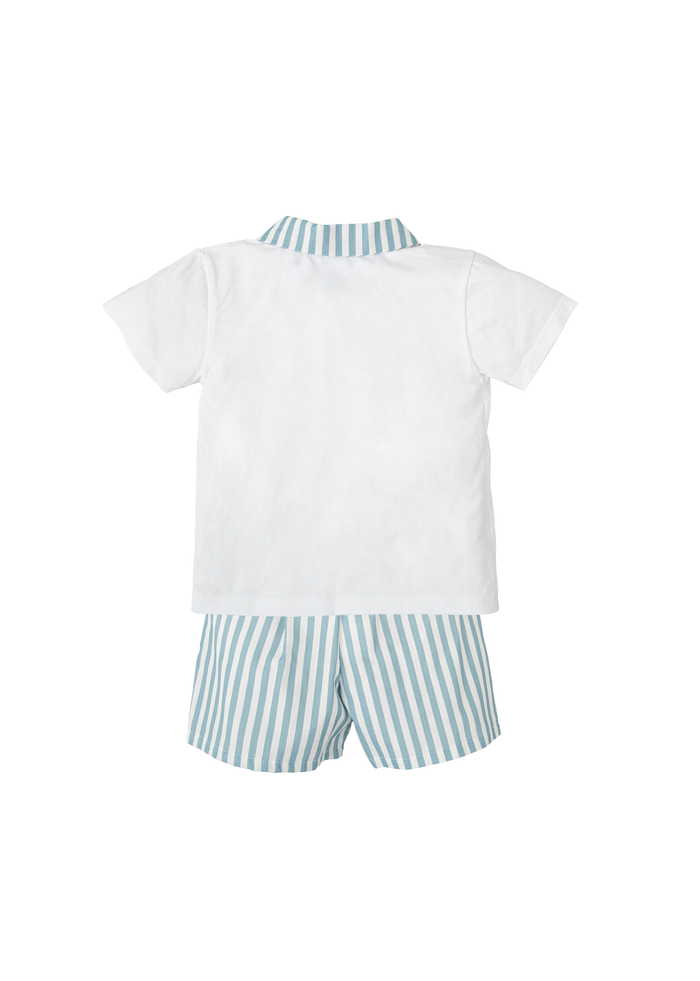 Tiamia Conjunto Manga Corta Tapeta Aureola