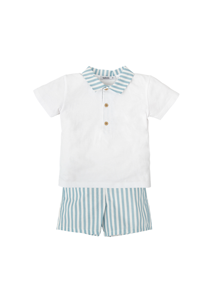 tiamia Conjunto manga corta tapeta aureola