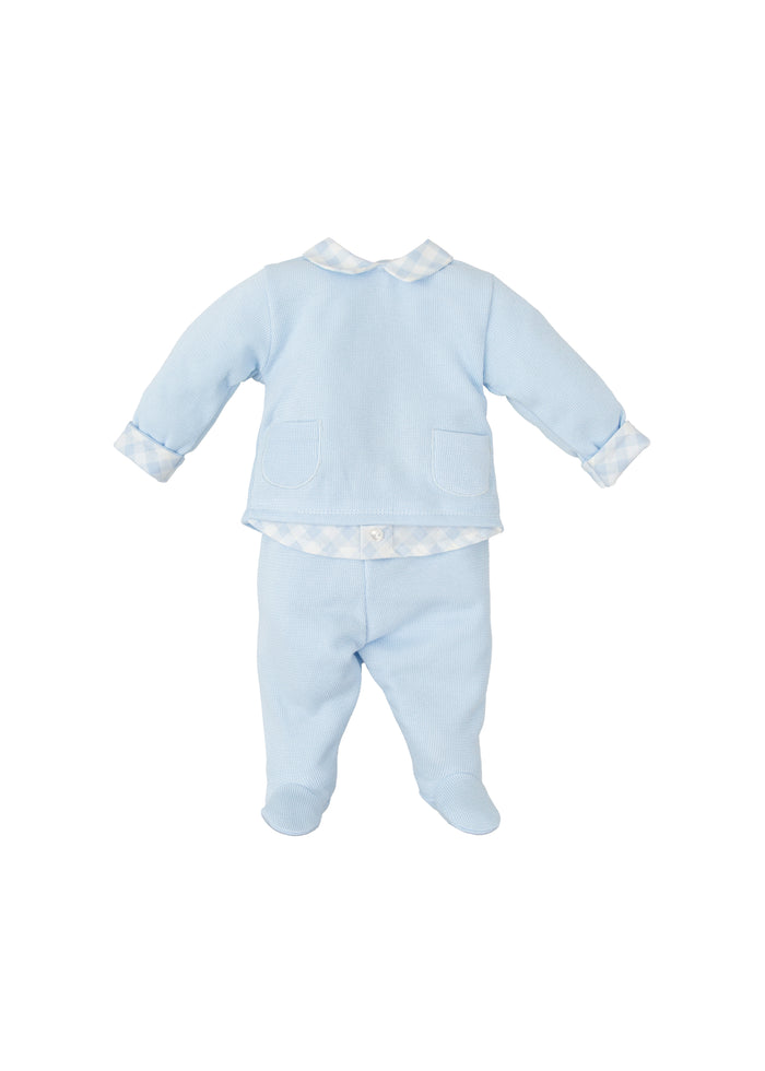 tiamia Conjunto polaina c/pico bebé niño