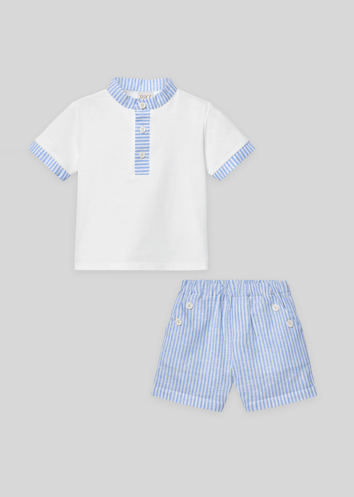 tiamia Conjunto polo rayas "dorna"